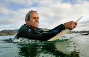 Greg Harrison surfing